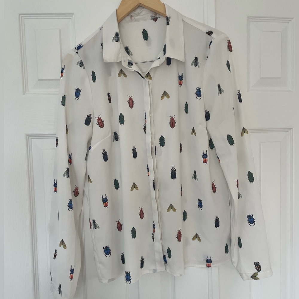 BUG SHIRT! BUG BUTTON UP!